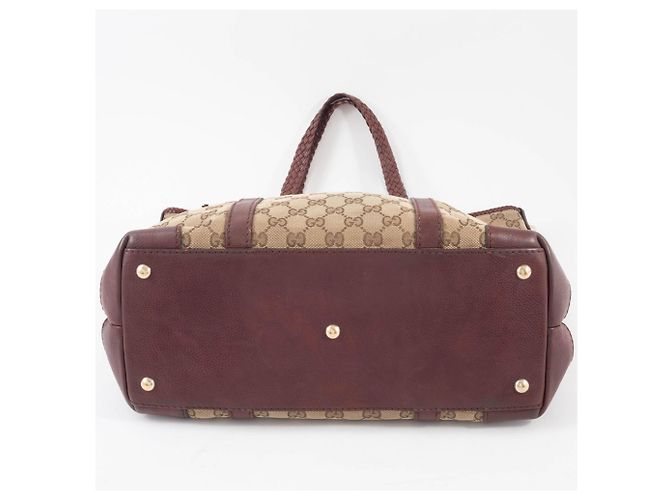 Gucci GG Canvas Tote Bag Braun - Ansicht 7