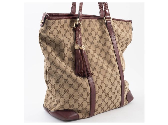 Gucci GG Canvas Tote Bag Braun - Ansicht 8
