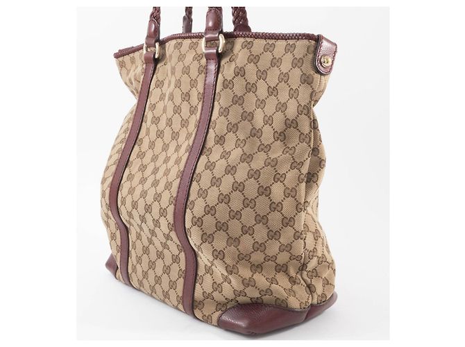 Gucci GG Canvas Tote Bag Braun - Ansicht 9