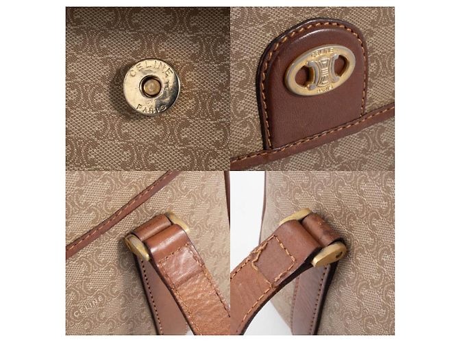 Céline Celine Macadam Tote Handtasche Braun Beige - Ansicht 18