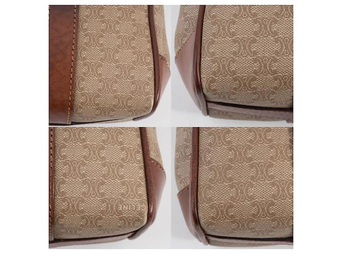 Céline Celine Macadam Tote Handtasche Braun Beige - Ansicht 20