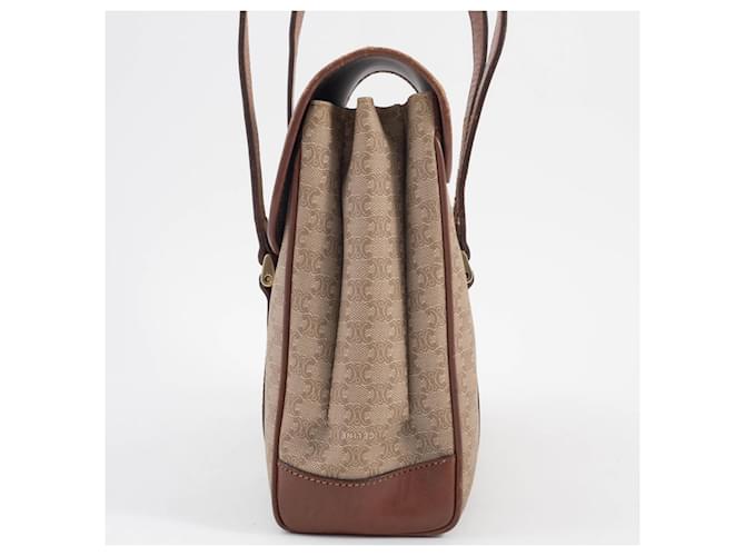 Céline Celine Macadam Tote Handtasche Braun Beige - Ansicht 5