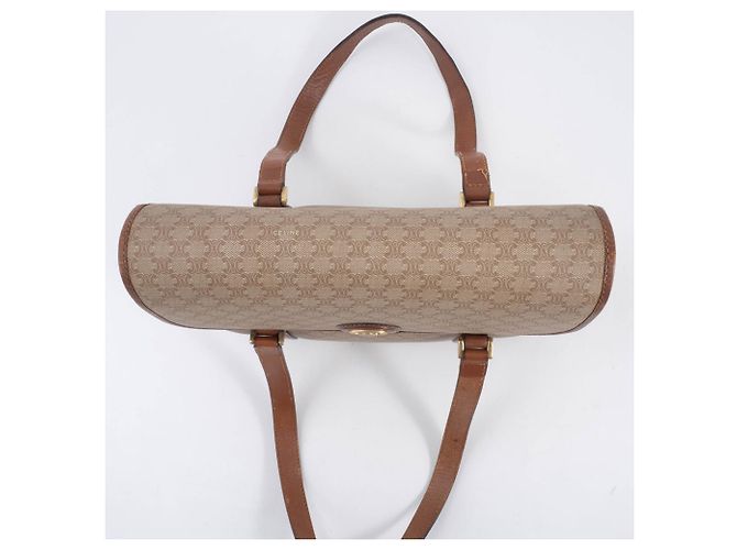 Céline Celine Macadam Tote Handtasche Braun Beige - Ansicht 6