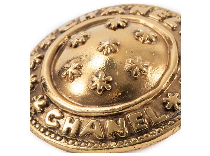 Gemelli da uomo a forma di fiore dorati Chanel D'oro - vista 19