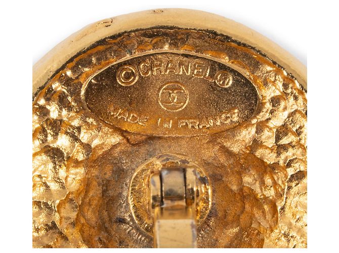 Gemelli da uomo a forma di fiore dorati Chanel D'oro - vista 8
