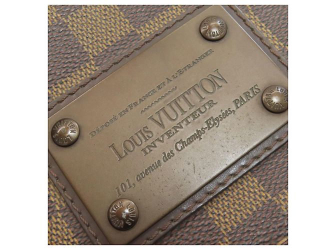 Borsa a Spalla Brooklyn MM Louis Vuitton Damier ebene - vista 16