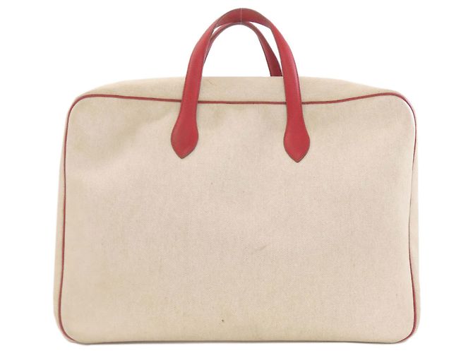 Borsa Boston Victoria 50 di Hermès Rosso - vista 2
