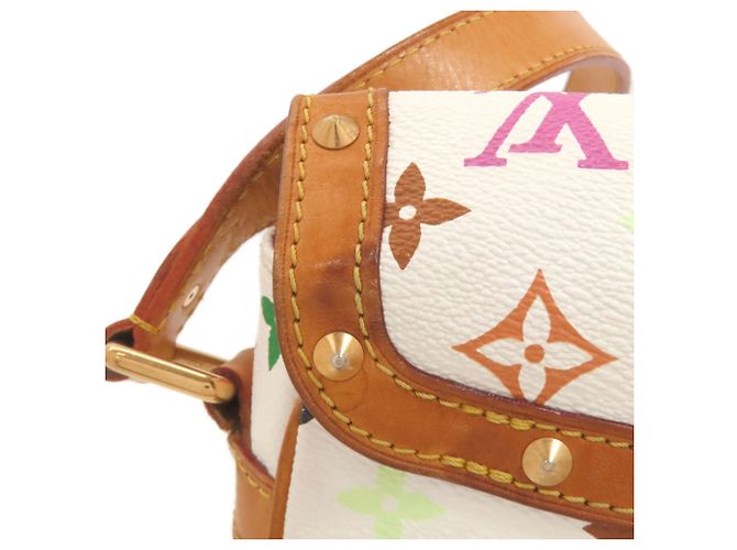 Borsa a Spalla Sologne Louis Vuitton Bianco - vista 16
