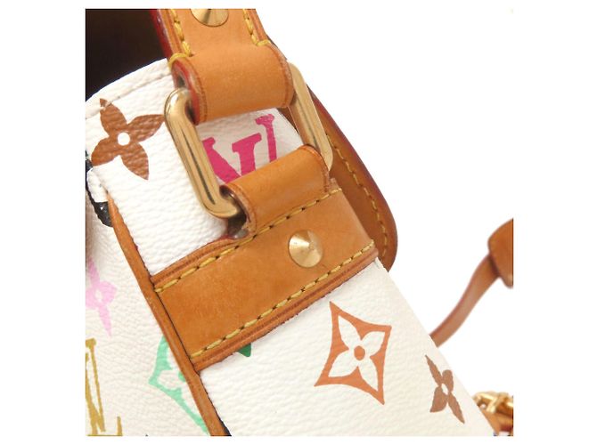 Borsa a Spalla Sologne Louis Vuitton Bianco - vista 18