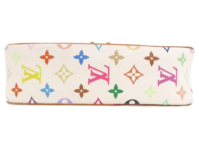 Borsa a Spalla Sologne Louis Vuitton Bianco - vista 4