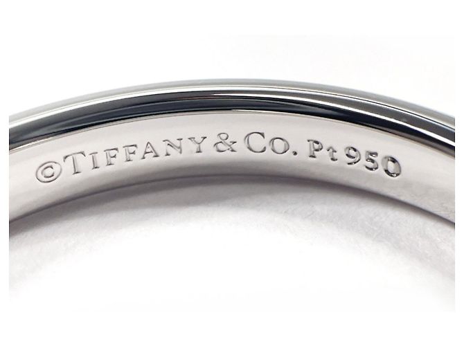 Tiffany & Co. Platinum 950 Men's Wedding Band Ring Silvery - view 3