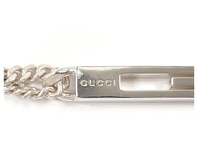 Collar G recortado GUCCI Plata - vista 5