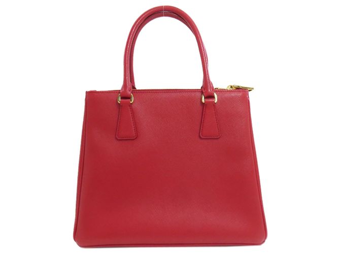 Borsa a mano 2 in 1 in pelle Saffiano Prada Rosso - vista 2