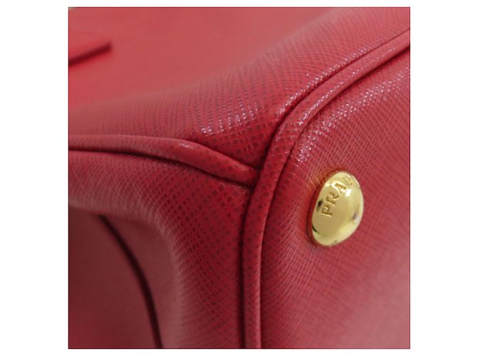 Borsa a mano 2 in 1 in pelle Saffiano Prada Rosso - vista 20