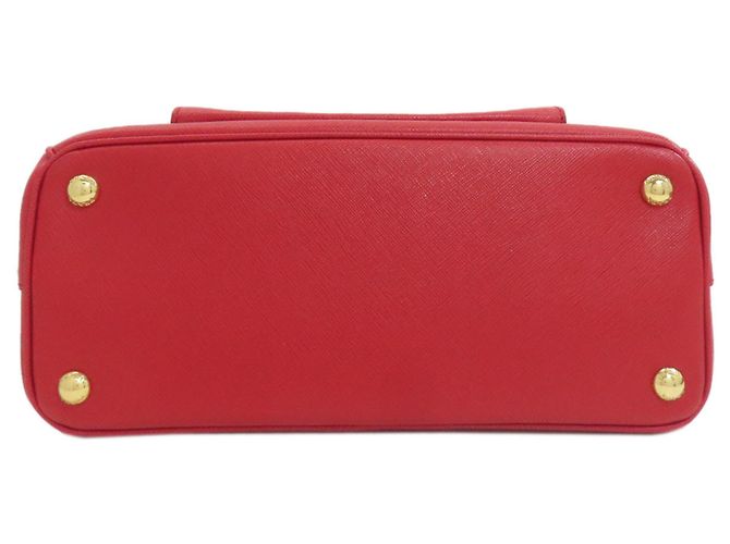 Borsa a mano 2 in 1 in pelle Saffiano Prada Rosso - vista 4