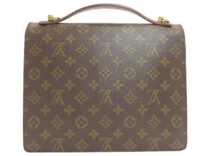 Borsa Louis Vuitton M51185 Monceau 28 Marrone Monogramma - vista 2