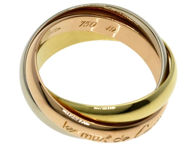 Anello Trinity Cartier in oro giallo 18K D'oro - vista 3