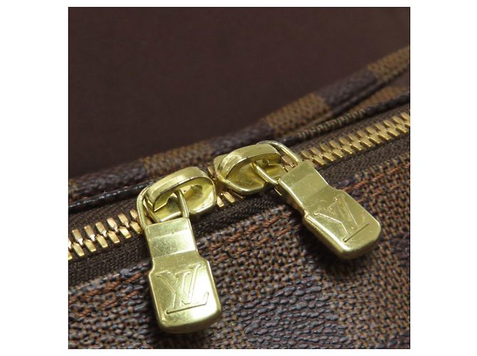 Borsa a Spalla Naviglio N45255 di Louis Vuitton Marrone Damier ebene - vista 11