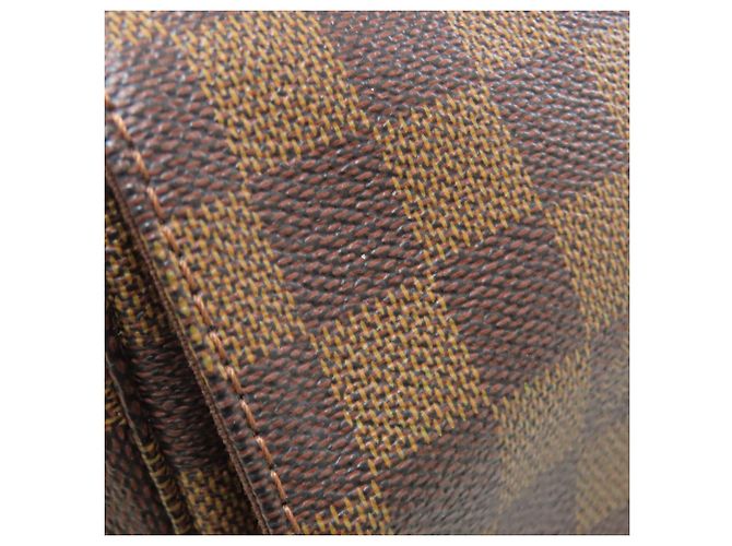 Borsa a Spalla Naviglio N45255 di Louis Vuitton Marrone Damier ebene - vista 13