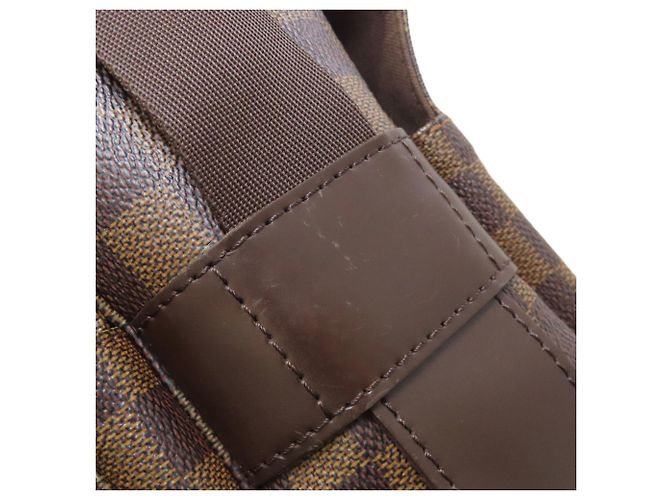 Borsa a Spalla Naviglio N45255 di Louis Vuitton Marrone Damier ebene - vista 14