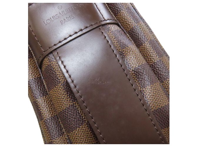 Borsa a Spalla Naviglio N45255 di Louis Vuitton Marrone Damier ebene - vista 15