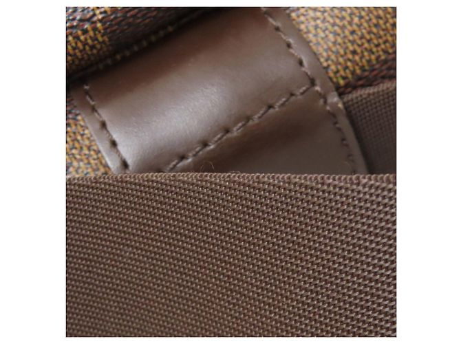 Borsa a Spalla Naviglio N45255 di Louis Vuitton Marrone Damier ebene - vista 16