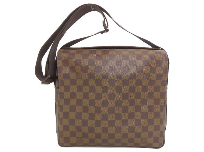 Borsa a Spalla Naviglio N45255 di Louis Vuitton Marrone Damier ebene - vista 2