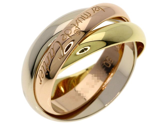 Anello Trinity Cartier in oro giallo 18K D'oro - vista 2