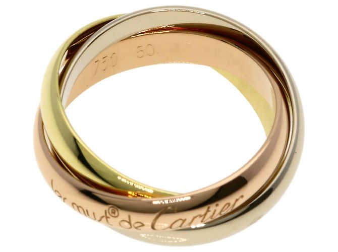 Anello Trinity Cartier in oro giallo 18K D'oro - vista 3