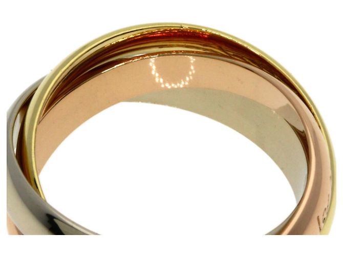 Anello Trinity Cartier in oro giallo e rosa 18K D'oro - vista 5