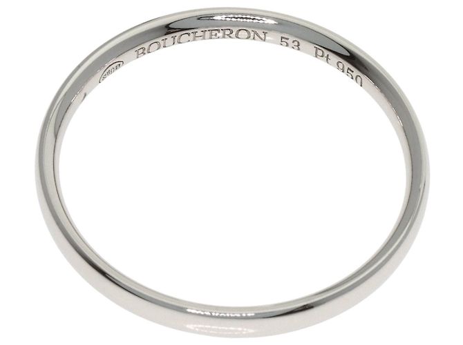 Fede nuziale in platino Boucheron Argento - vista 4