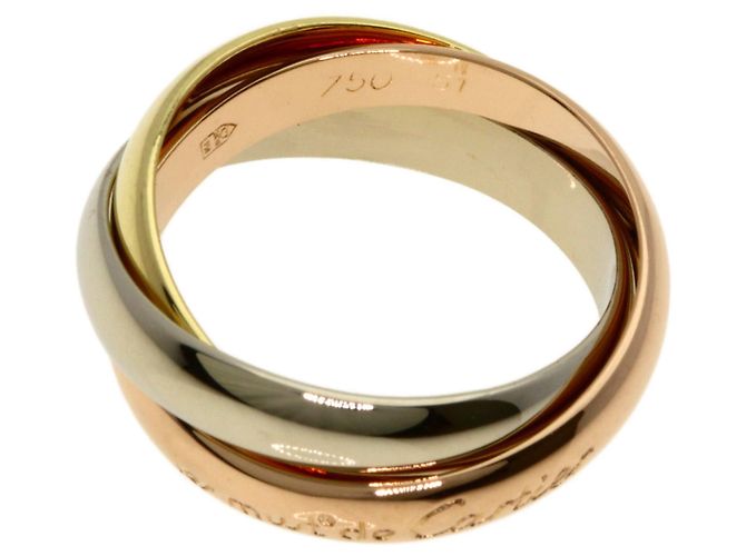 Anello Cartier Trinity #51 in oro giallo 18K D'oro - vista 3