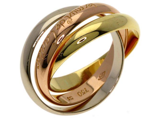 Anello Trinity Cartier in oro giallo 18K D'oro - vista 2