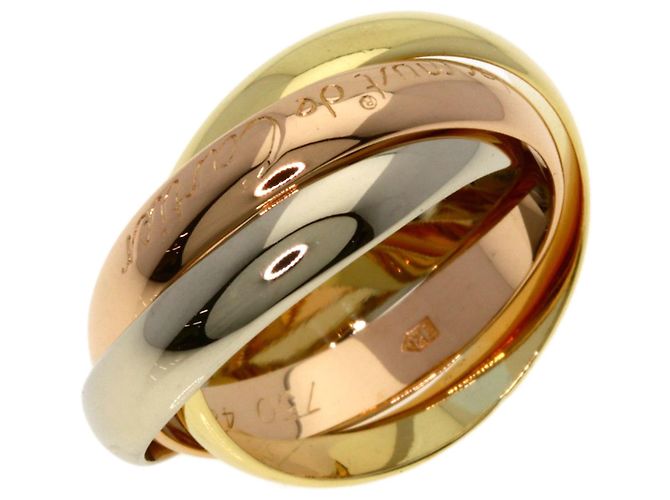 Anello Cartier Trinity in oro giallo 18K D'oro - vista 2
