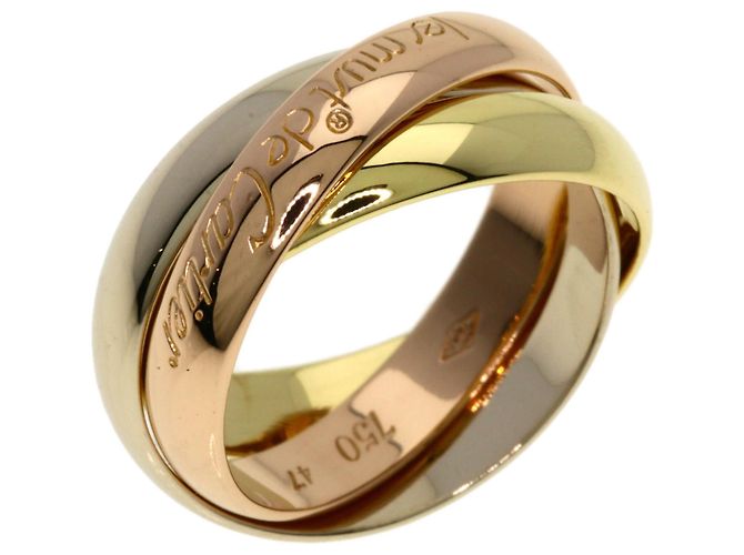 Anello Trinity Cartier in oro giallo 18K D'oro - vista 2