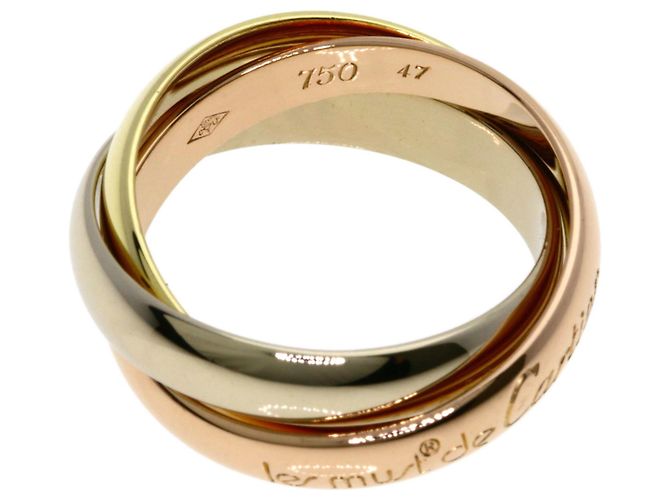 Anello Trinity Cartier in oro giallo 18K D'oro - vista 3