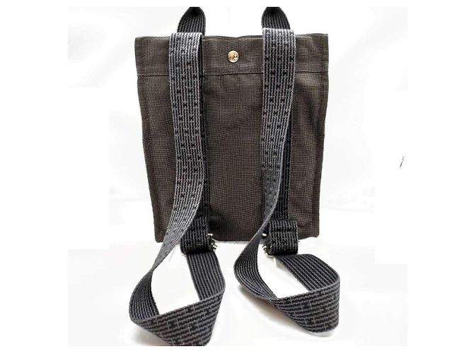Zaino Herline Sac Ad PM di Hermès Marrone - vista 2