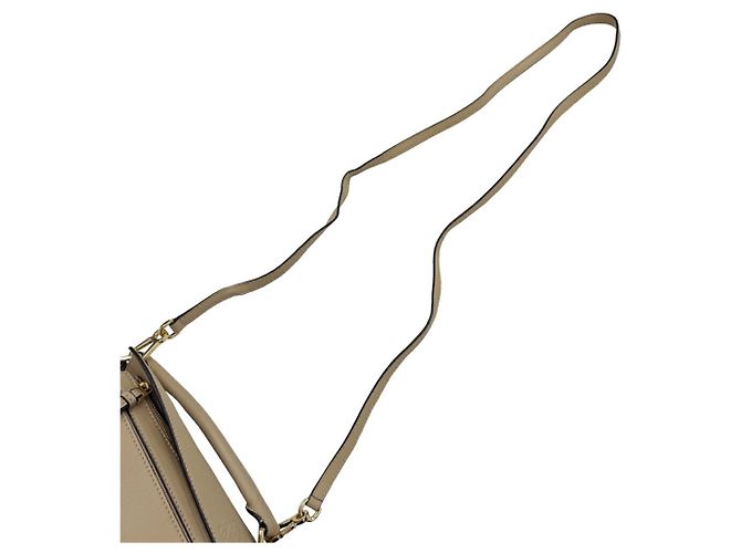 Borsa a spalla Loewe Puzzle Mini in pelle di vitello Beige - vista 12