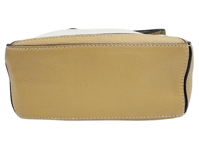 Borsa a spalla Loewe Puzzle Mini in pelle di vitello Beige - vista 5