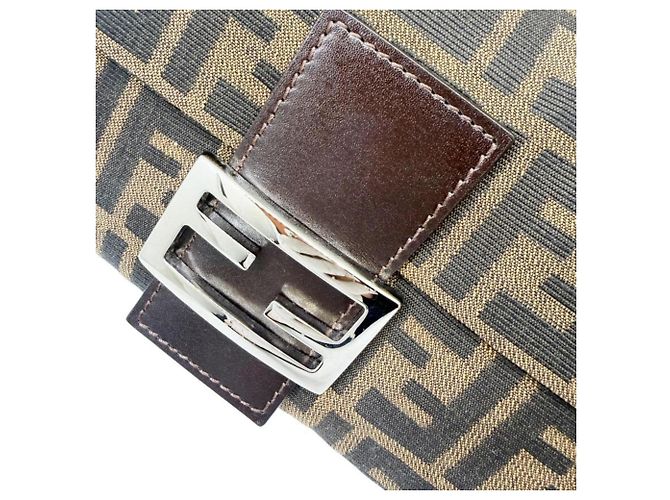 Borsa a secchiello Mamma in motivo Zucca di Fendi Marrone - vista 3