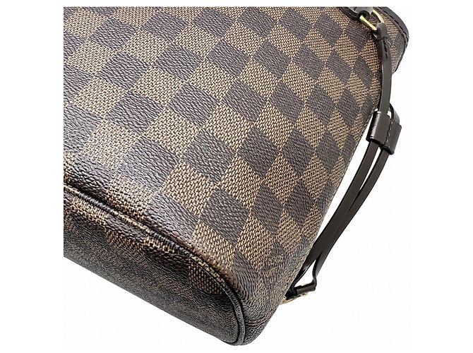 Borsa Tote Louis Vuitton Damier Neverfull PM Marrone - vista 5