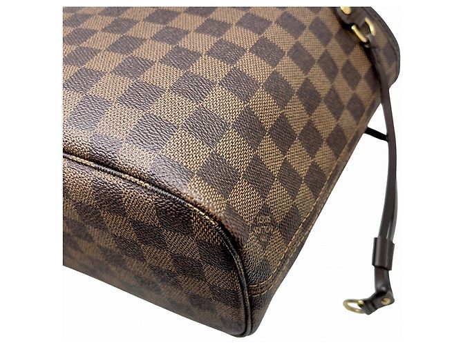 Borsa Tote Louis Vuitton Damier Neverfull PM Marrone - vista 6