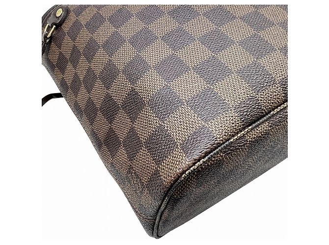 Borsa Tote Louis Vuitton Damier Neverfull PM Marrone - vista 7