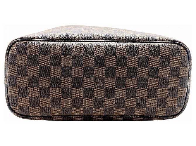 Borsa Tote Louis Vuitton Damier Neverfull PM Marrone - vista 8