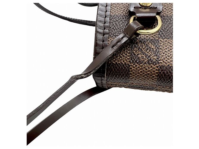 Borsa Tote Louis Vuitton Damier Neverfull PM Marrone - vista 9
