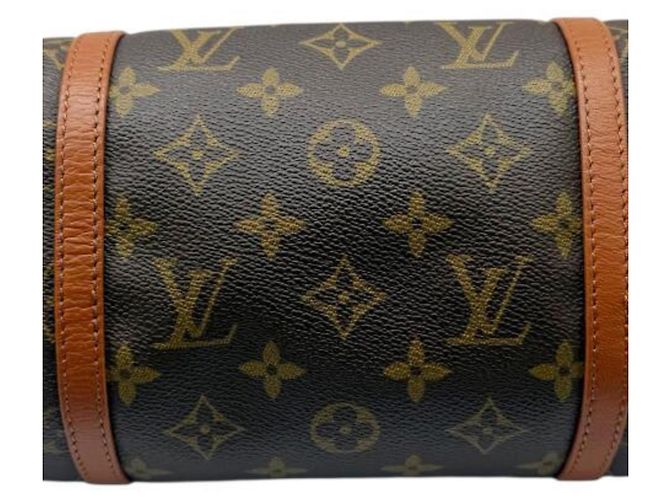 Borsa Louis Vuitton Monogram Papillon 26 Marrone - vista 3