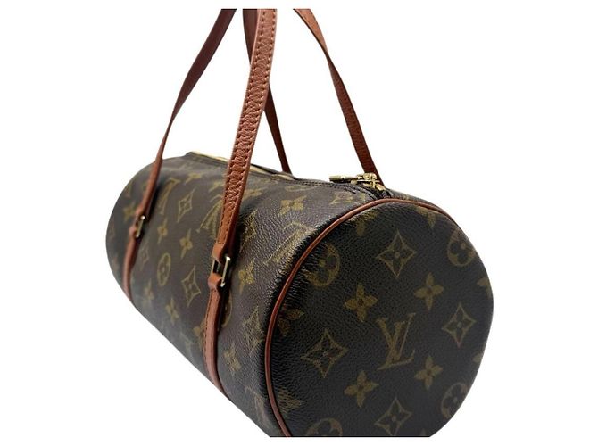 Borsa Louis Vuitton Monogram Papillon 26 Marrone - vista 5