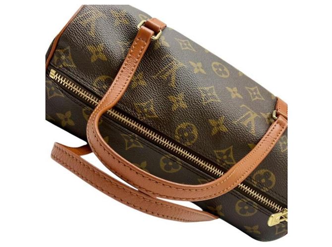 Borsa Louis Vuitton Monogram Papillon 26 Marrone - vista 6