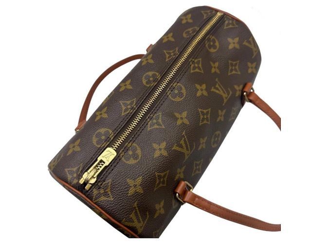 Borsa Louis Vuitton Monogram Papillon 26 Marrone - vista 7