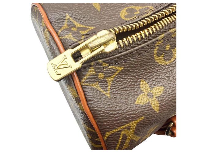 Borsa Louis Vuitton Monogram Papillon 26 Marrone - vista 8